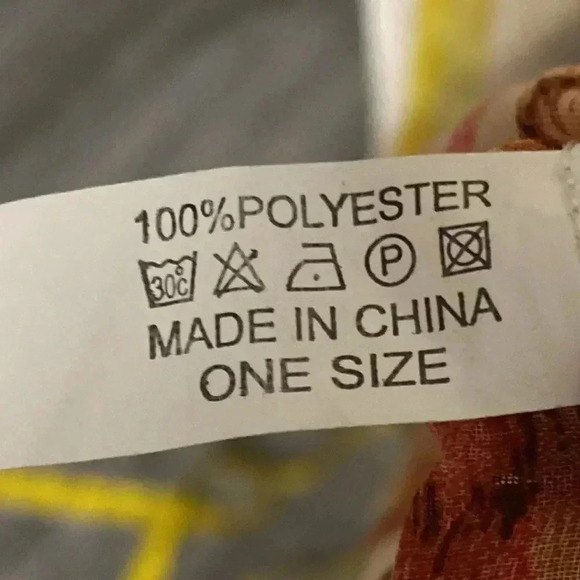 Colorful animal print cardigan beach swim cover up top - Picture 9 of 10